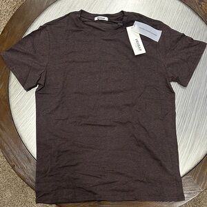Men's WineRed/Brownish t-shirt. Light weight